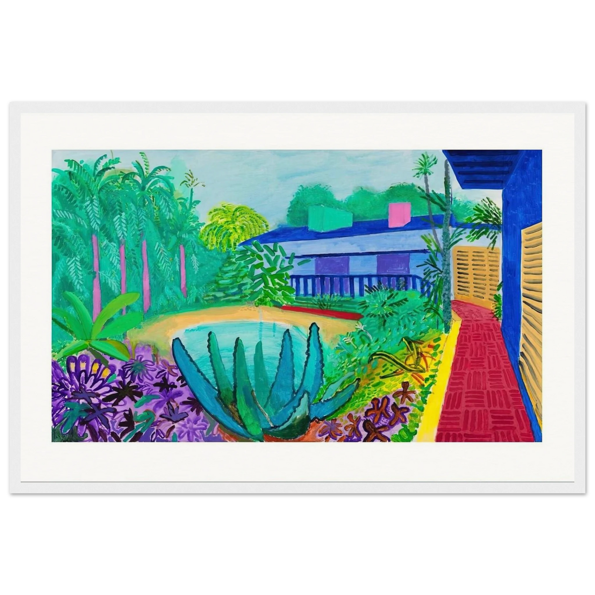 David Hockney Framed Poster | David Hockney Framed Prints Wall Art | David Hockney Poster