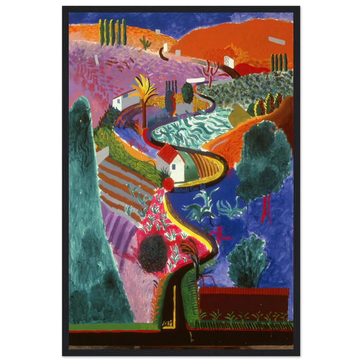 David Hockney Framed Poster | David Hockney Framed Prints Wall Art | David Hockney Poster