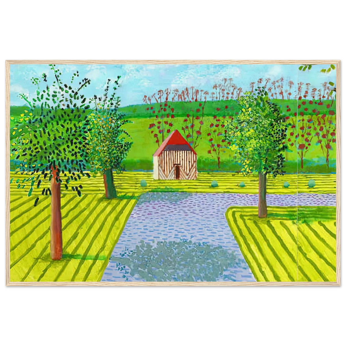 David Hockney Framed Poster | David Hockney Framed Prints Wall Art | David Hockney Poster