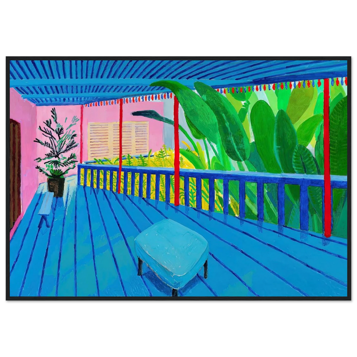 David Hockney Framed Poster | David Hockney Framed Prints Wall Art | David Hockney Poster