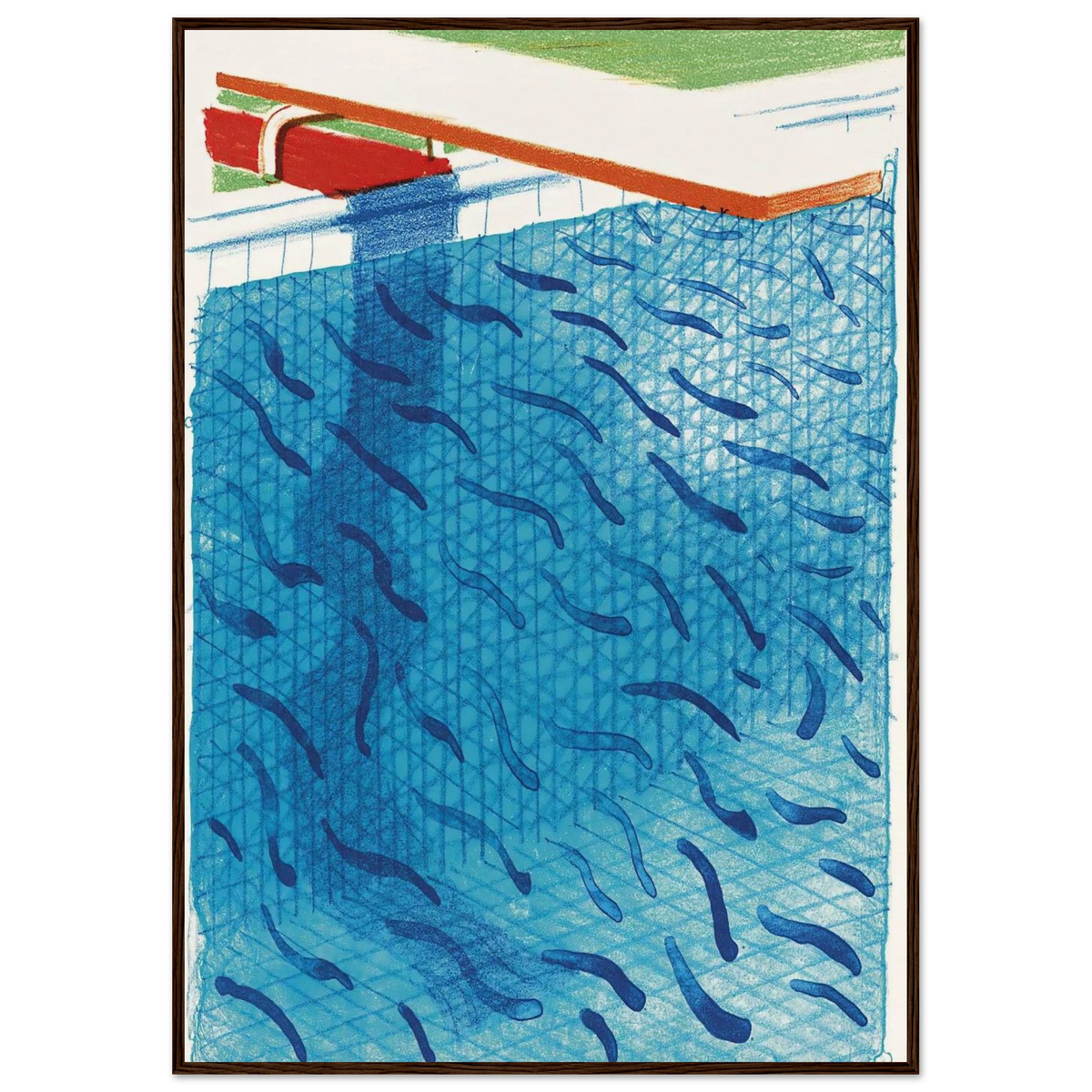 David Hockney Framed Poster | David Hockney Framed Prints Wall Art | David Hockney Poster