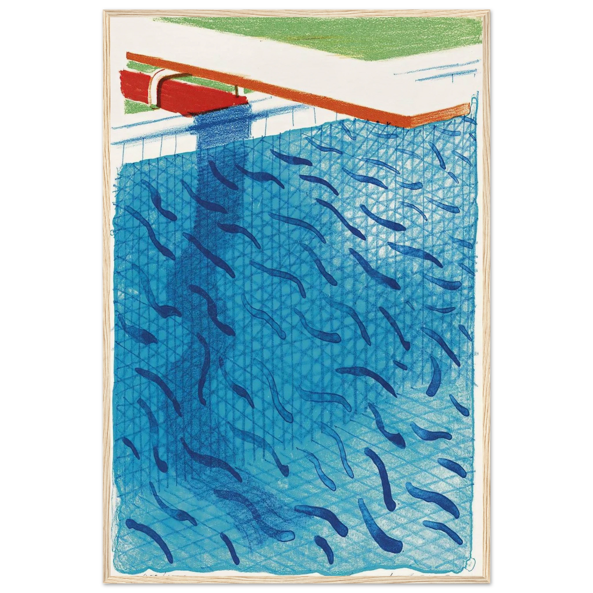 David Hockney Framed Poster | David Hockney Framed Prints Wall Art | David Hockney Poster