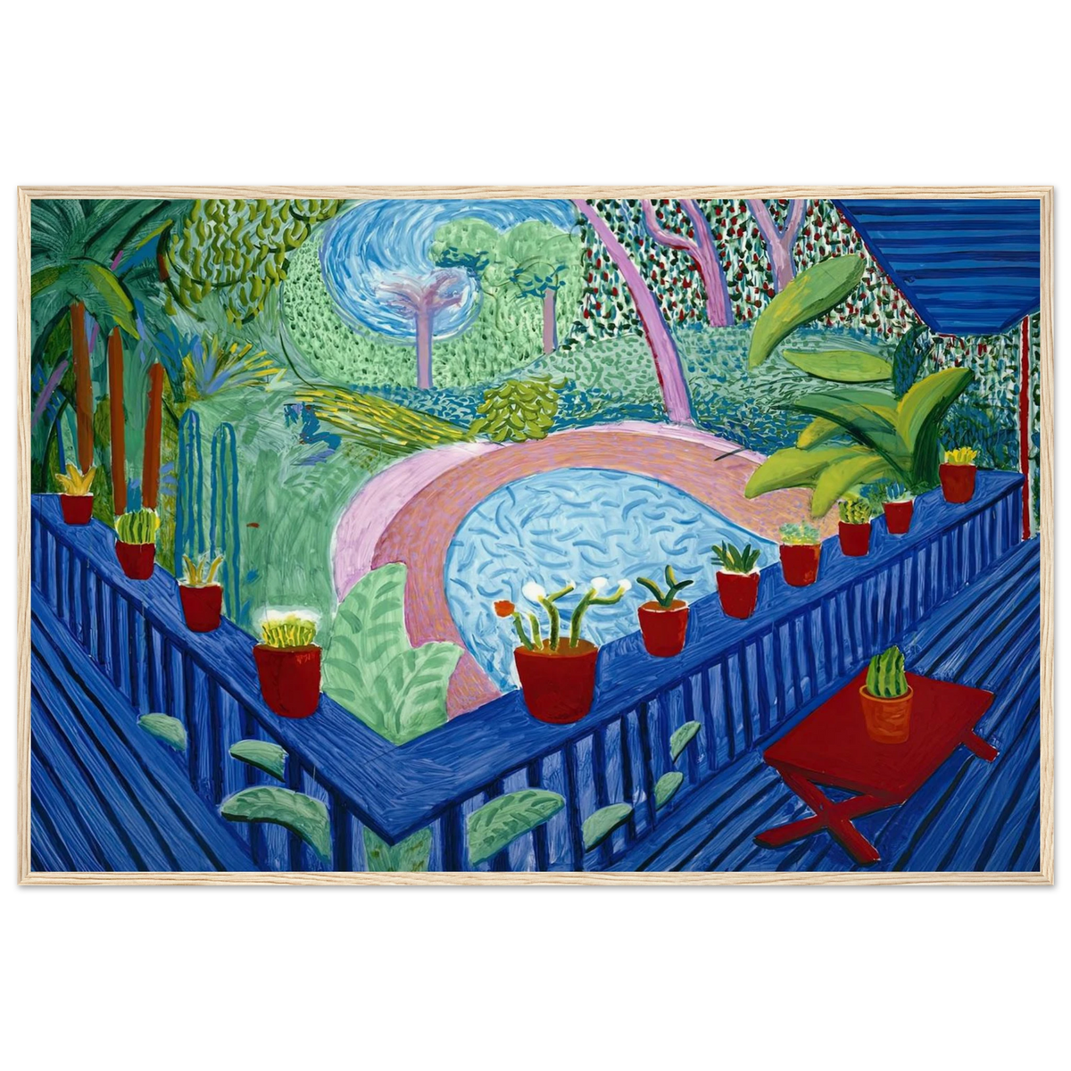 David Hockney Framed Poster | David Hockney Framed Prints Wall Art | David Hockney Poster