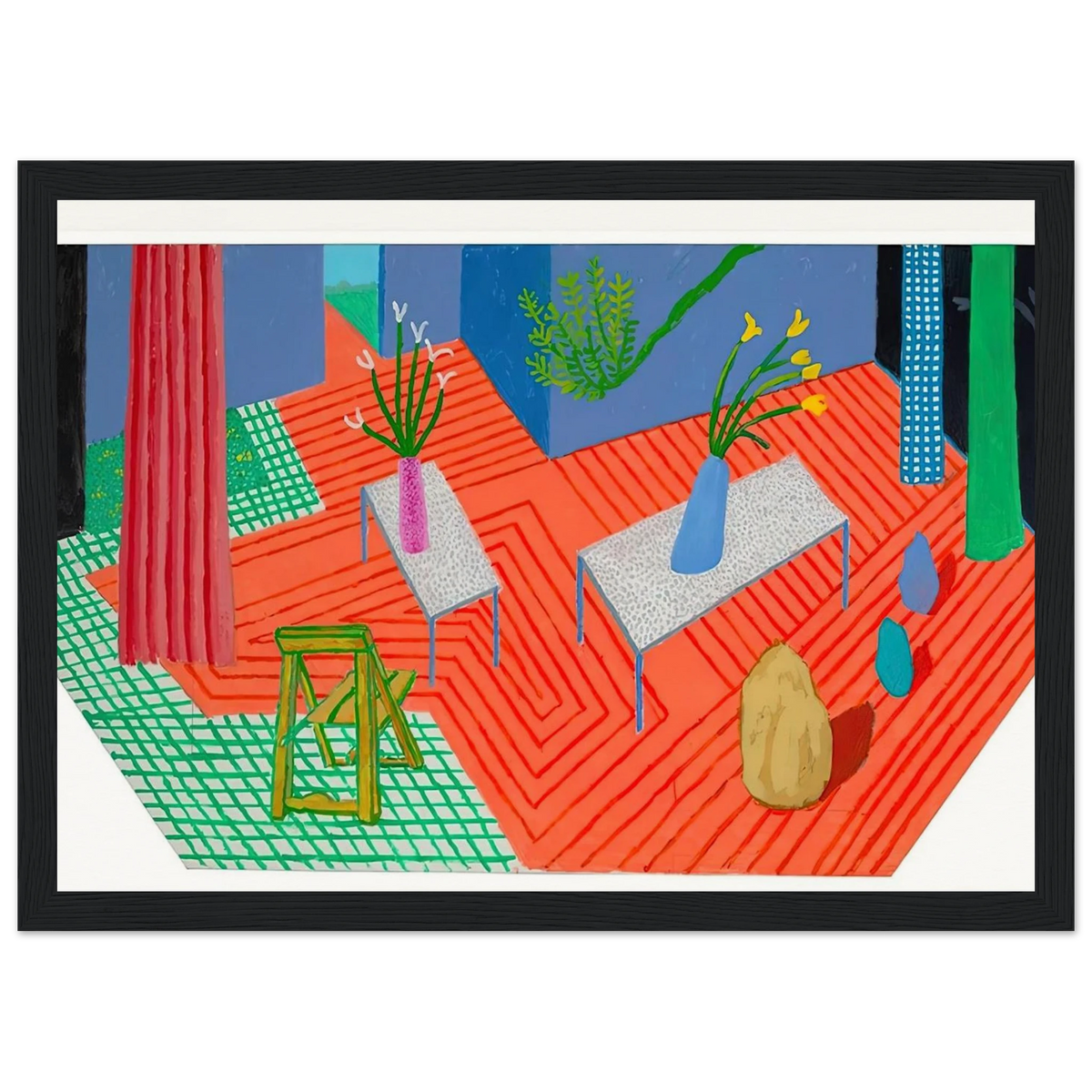 David Hockney Framed Poster | David Hockney Framed Prints Wall Art | David Hockney Poster