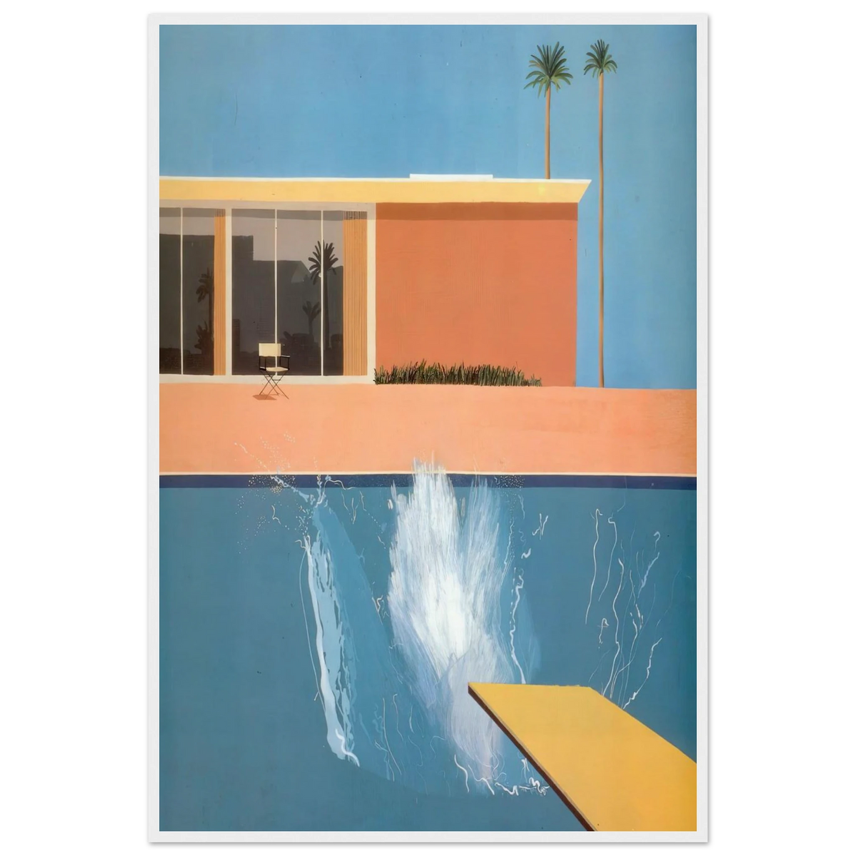 David Hockney Framed Poster | David Hockney Framed Prints Wall Art | David Hockney Poster