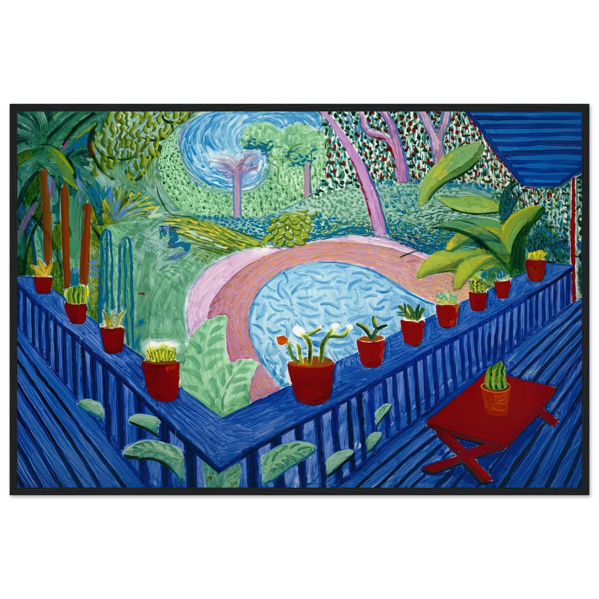 David Hockney Framed Poster | David Hockney Framed Prints Wall Art | David Hockney Poster