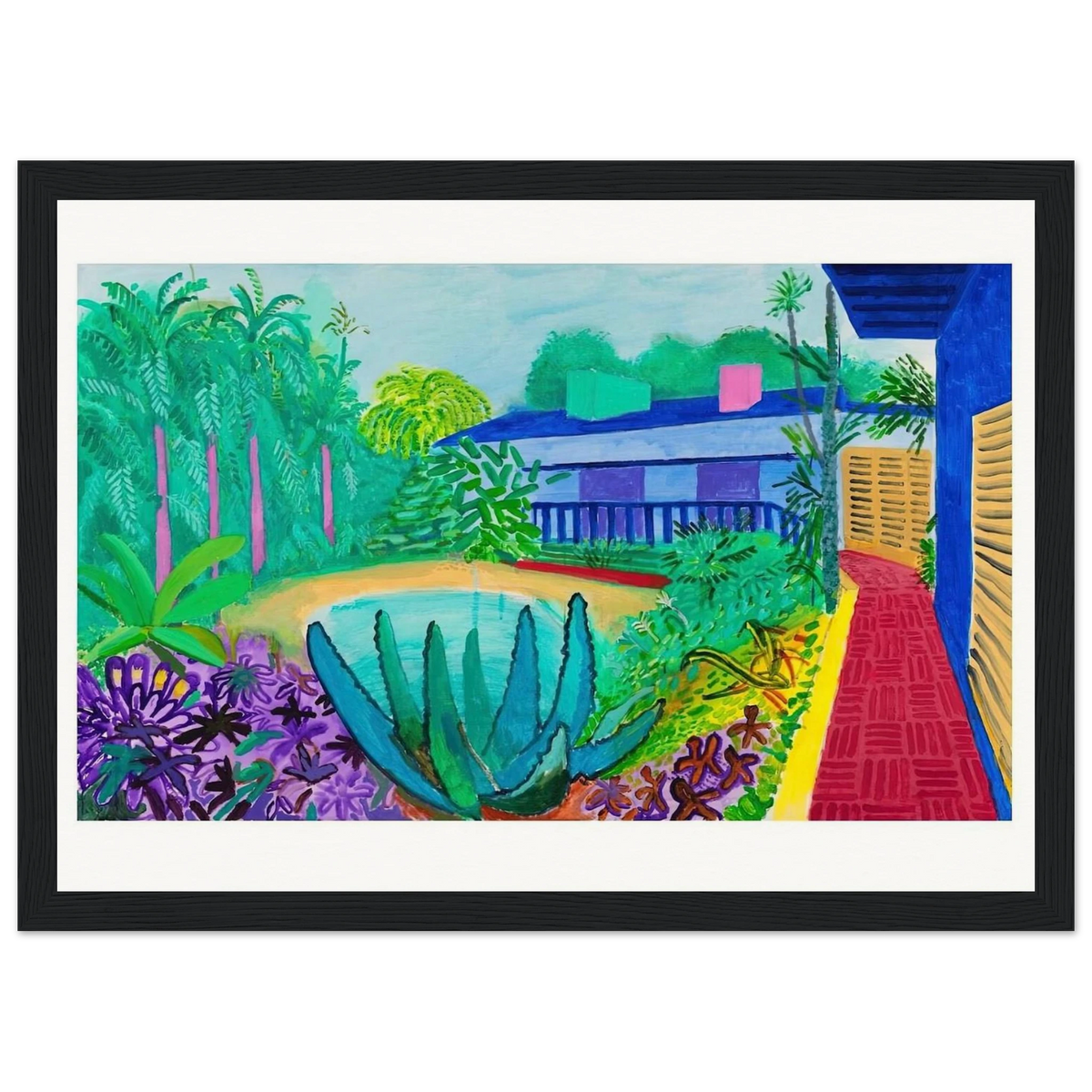 David Hockney Framed Poster | David Hockney Framed Prints Wall Art | David Hockney Poster