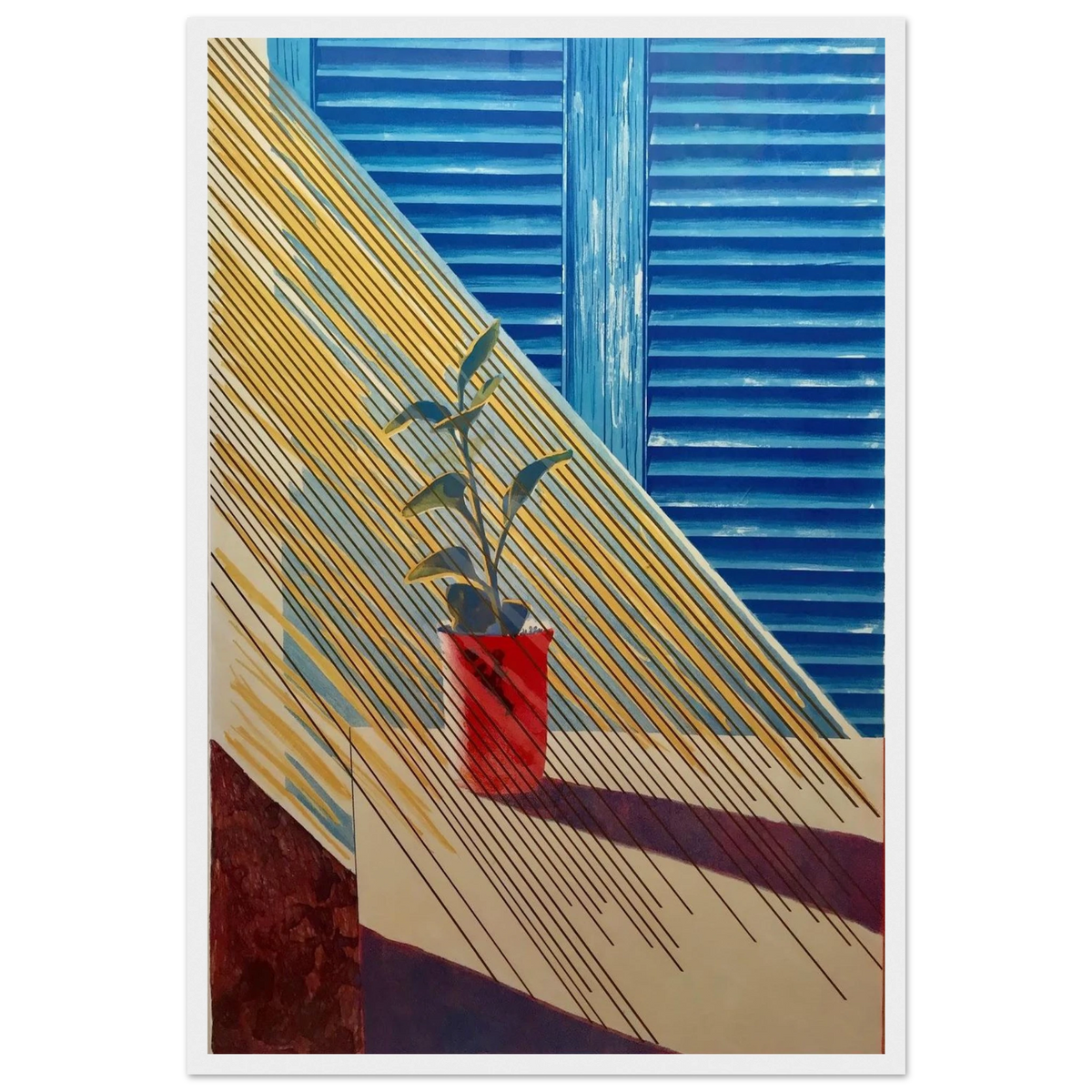 David Hockney Framed Poster | David Hockney Framed Prints Wall Art | David Hockney Poster