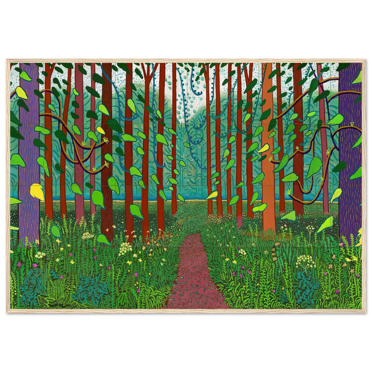 David Hockney Framed Poster | David Hockney Framed Prints Wall Art | David Hockney Poster