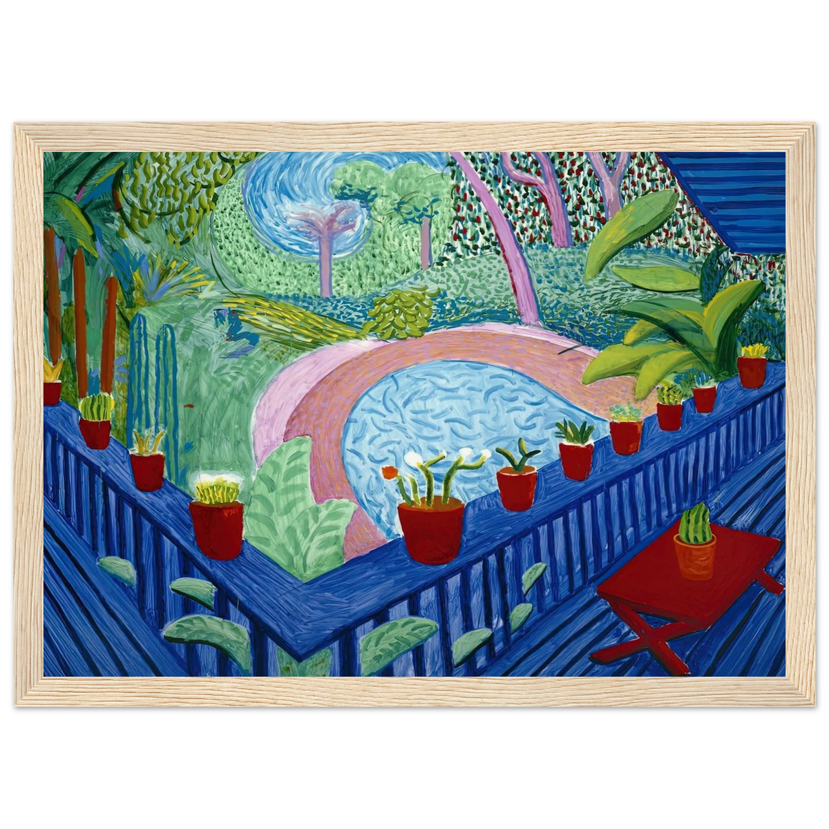 David Hockney Framed Poster | David Hockney Framed Prints Wall Art | David Hockney Poster