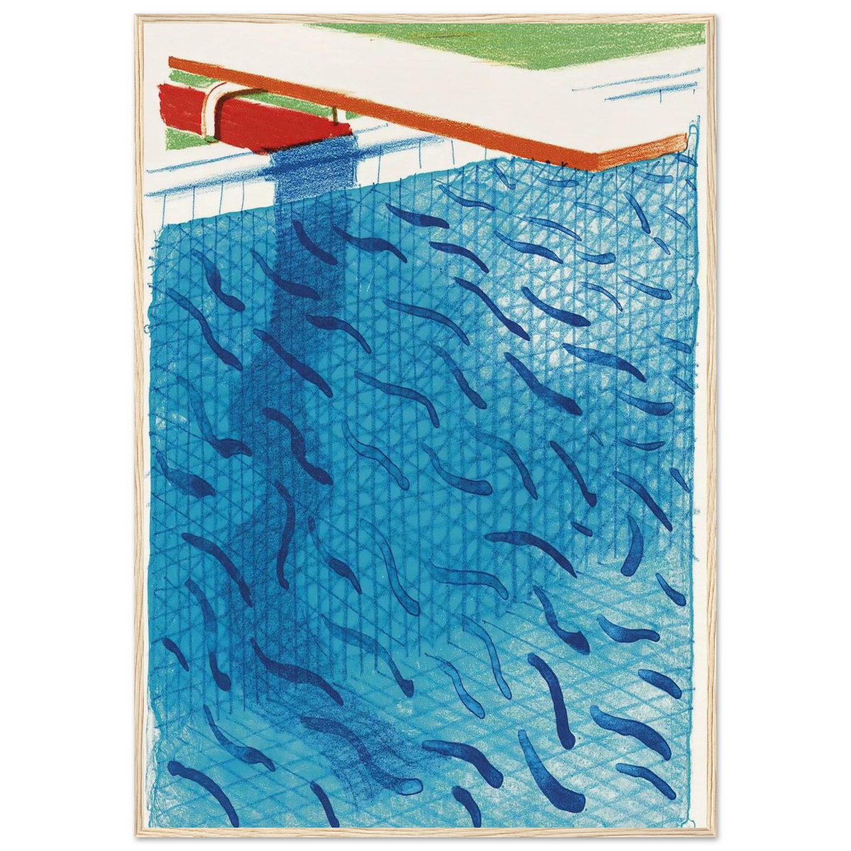 David Hockney Framed Poster | David Hockney Framed Prints Wall Art | David Hockney Poster