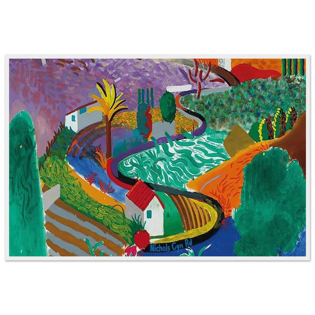 David Hockney Framed Poster | David Hockney Framed Prints Wall Art | David Hockney Poster