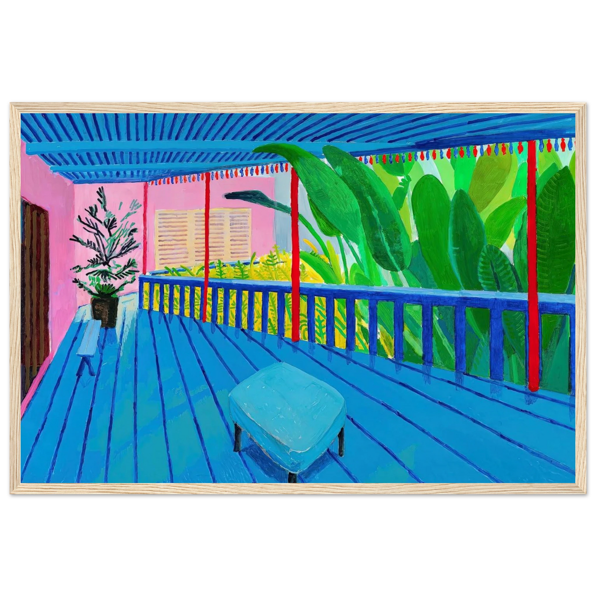 David Hockney Framed Poster | David Hockney Framed Prints Wall Art | David Hockney Poster