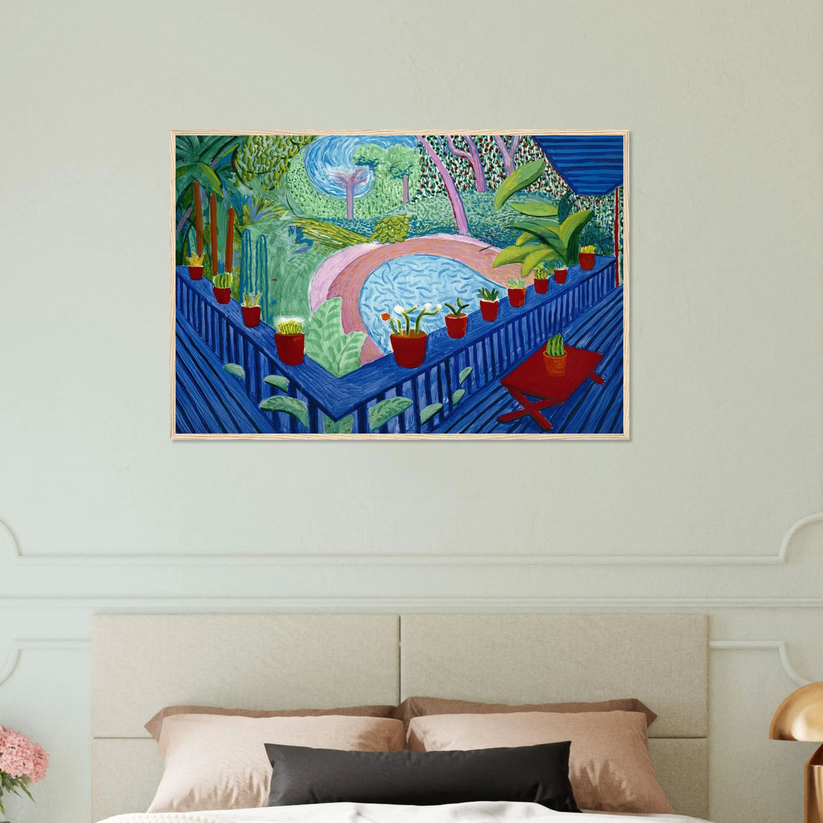 David Hockney Framed Poster | David Hockney Framed Prints Wall Art | David Hockney Poster