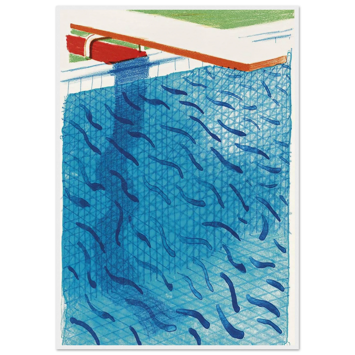 David Hockney Framed Poster | David Hockney Framed Prints Wall Art | David Hockney Poster