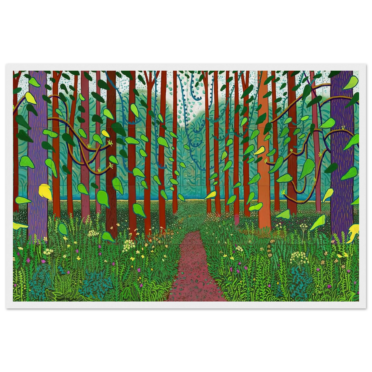 David Hockney Framed Poster | David Hockney Framed Prints Wall Art | David Hockney Poster
