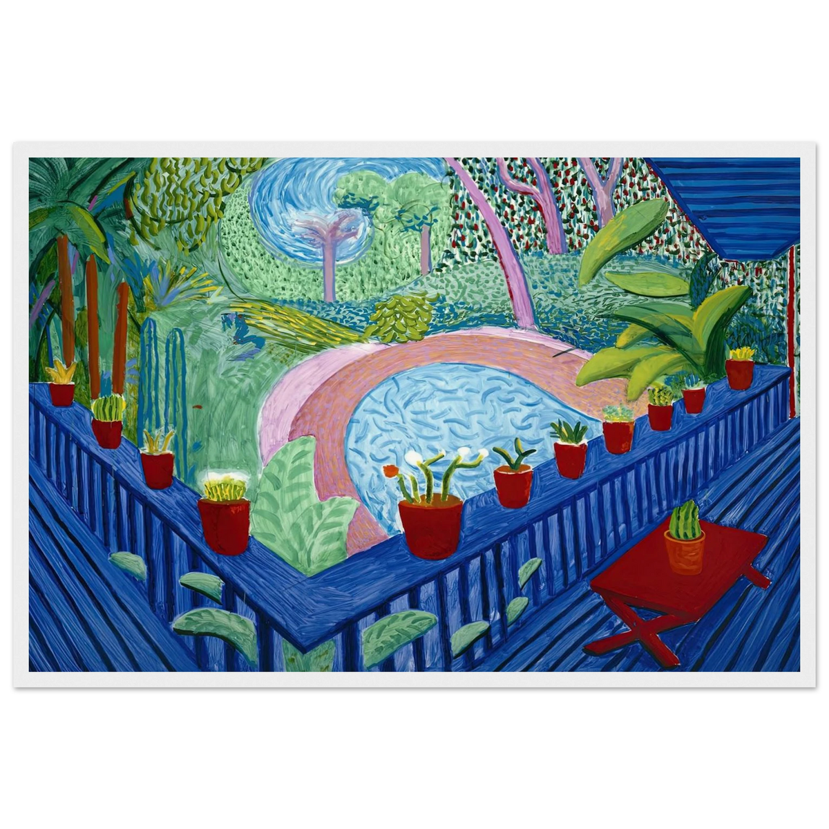 David Hockney Framed Poster | David Hockney Framed Prints Wall Art | David Hockney Poster