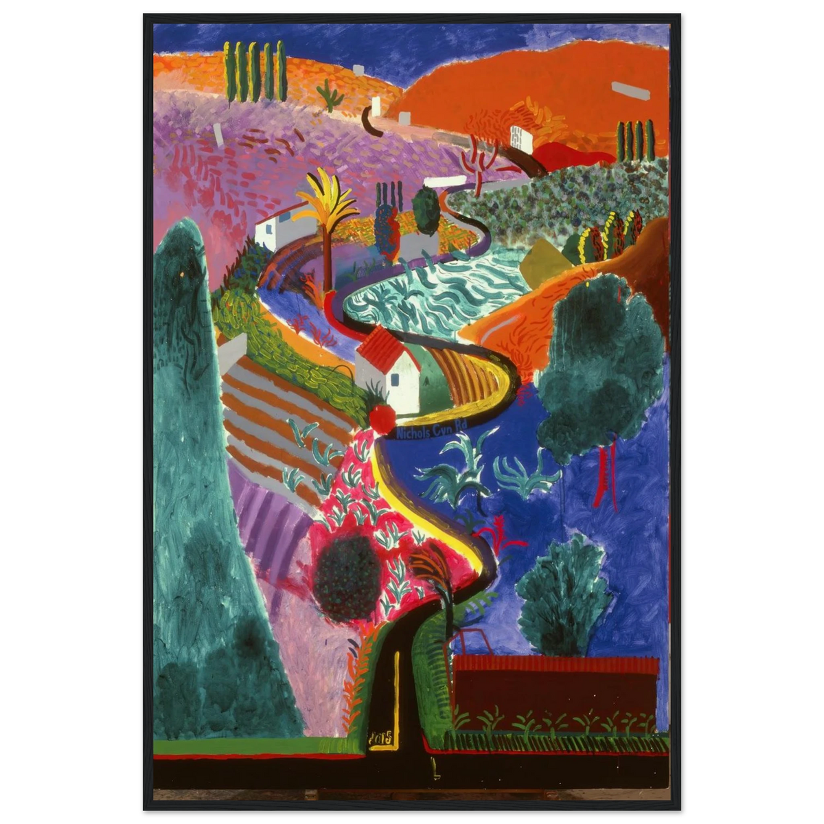 David Hockney Framed Poster | David Hockney Framed Prints Wall Art | David Hockney Poster