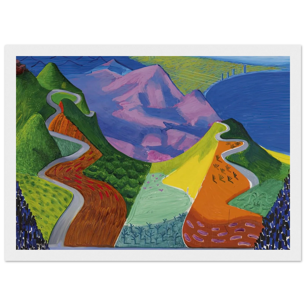 David Hockney Framed Poster | David Hockney Framed Prints Wall Art | David Hockney Poster