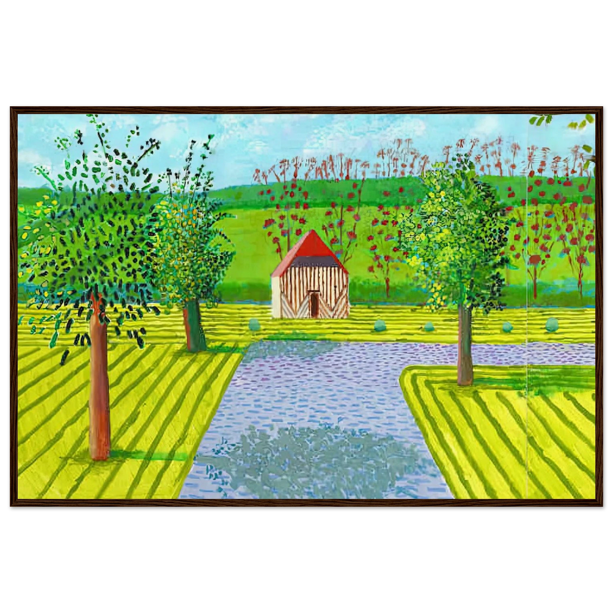 David Hockney Framed Poster | David Hockney Framed Prints Wall Art | David Hockney Poster