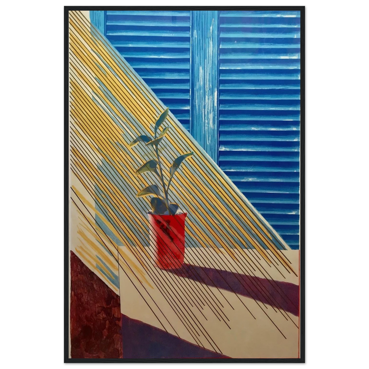 David Hockney Framed Poster | David Hockney Framed Prints Wall Art | David Hockney Poster
