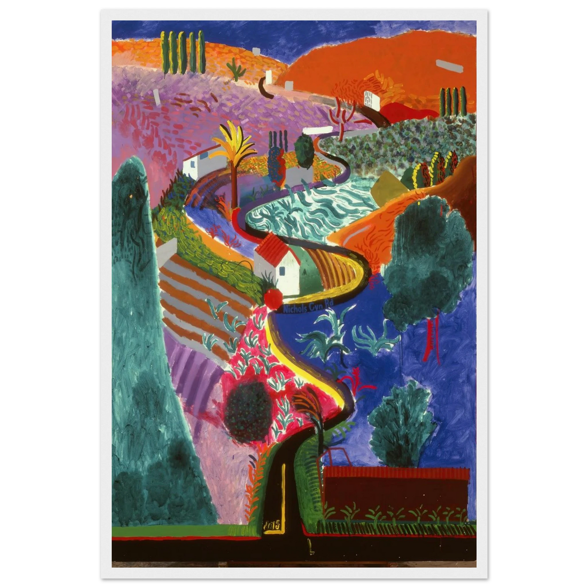 David Hockney Framed Poster | David Hockney Framed Prints Wall Art | David Hockney Poster