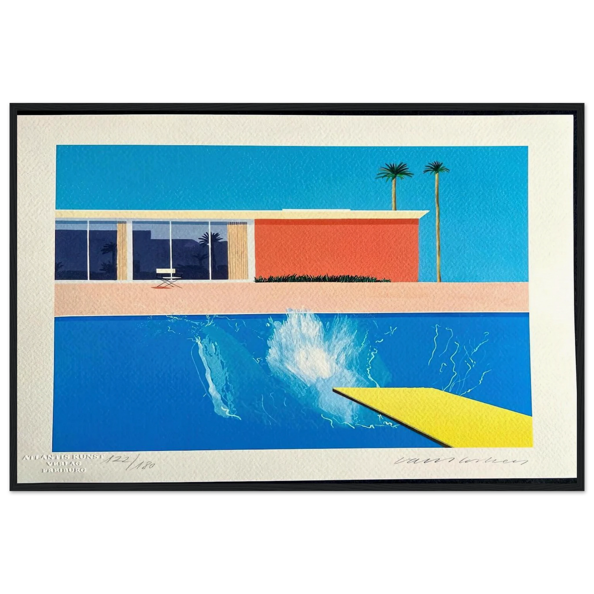 David Hockney Framed Poster | David Hockney Framed Prints Wall Art | David Hockney Poster