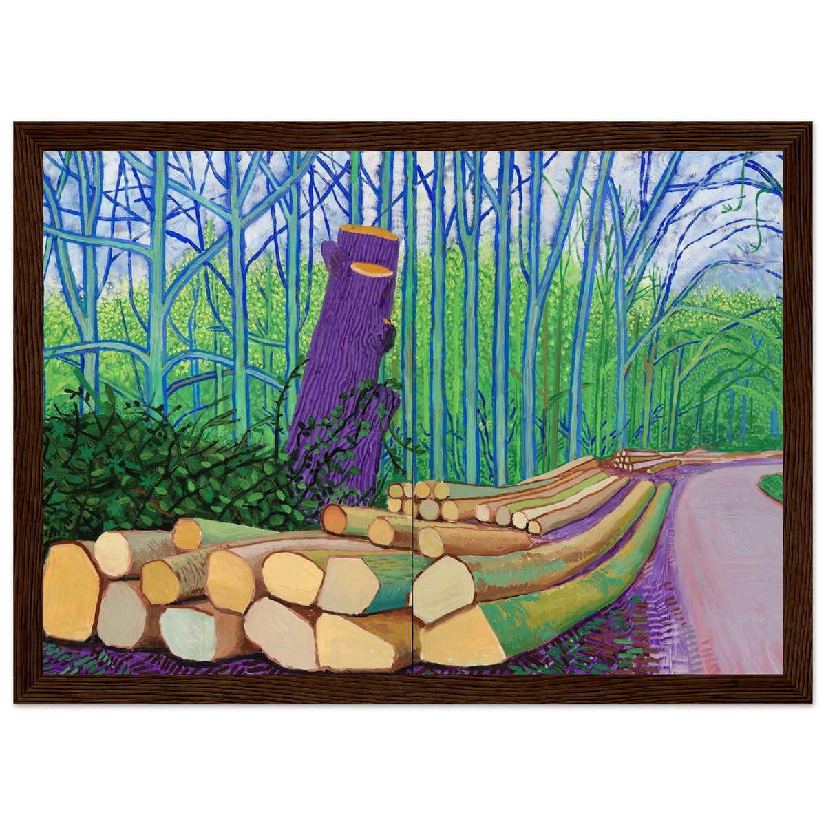 David Hockney Framed Poster | David Hockney Framed Prints Wall Art | David Hockney Poster