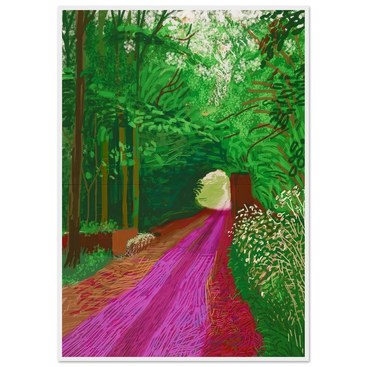 David Hockney Framed Poster | David Hockney Framed Prints Wall Art | David Hockney Poster