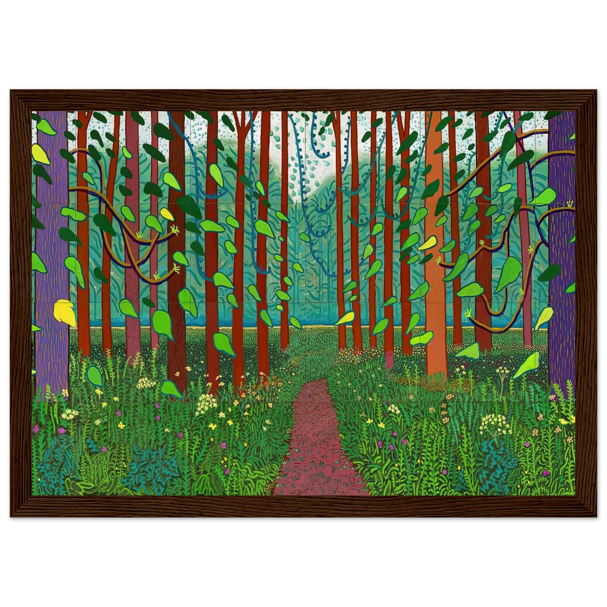 David Hockney Framed Poster | David Hockney Framed Prints Wall Art | David Hockney Poster