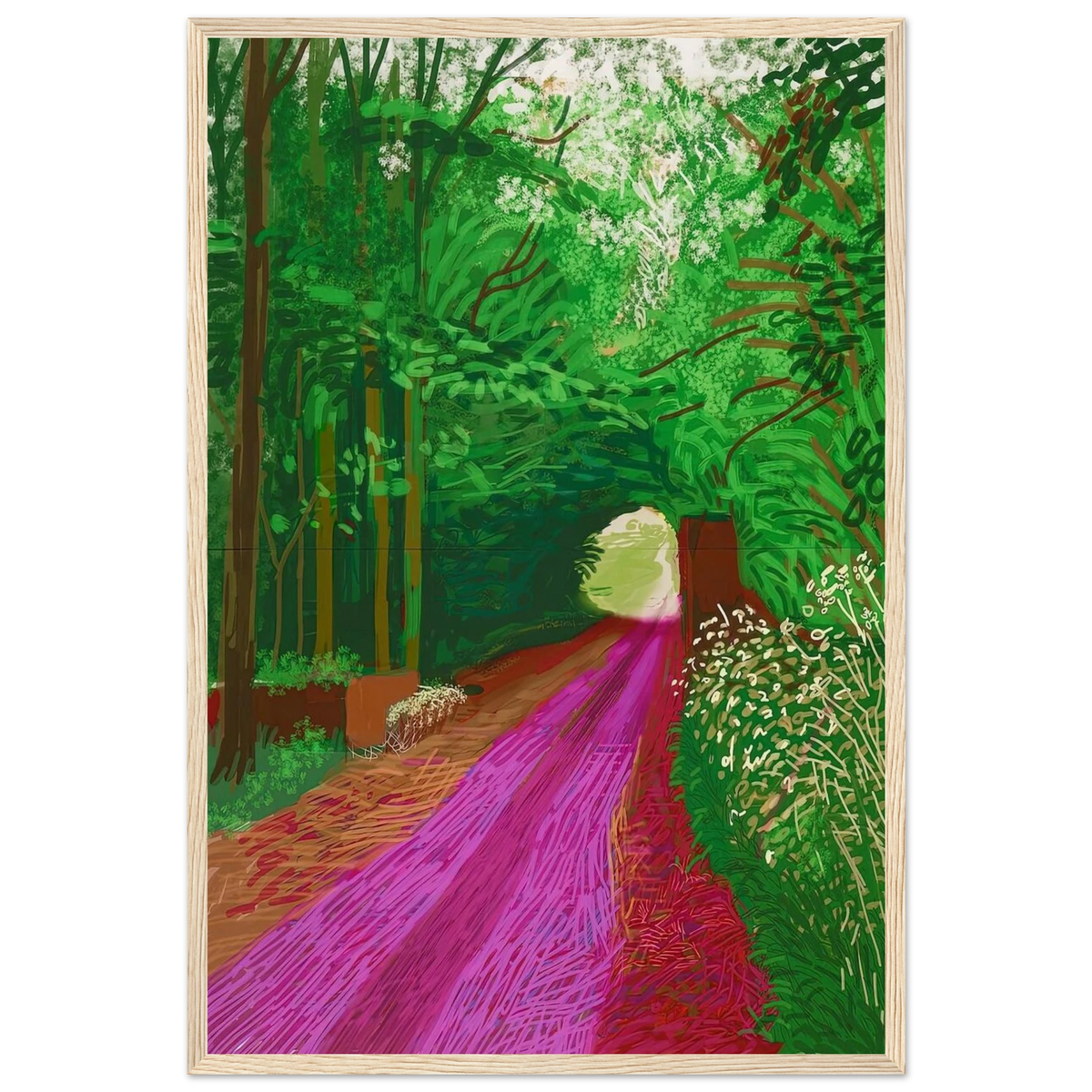 David Hockney Framed Poster | David Hockney Framed Prints Wall Art | David Hockney Poster