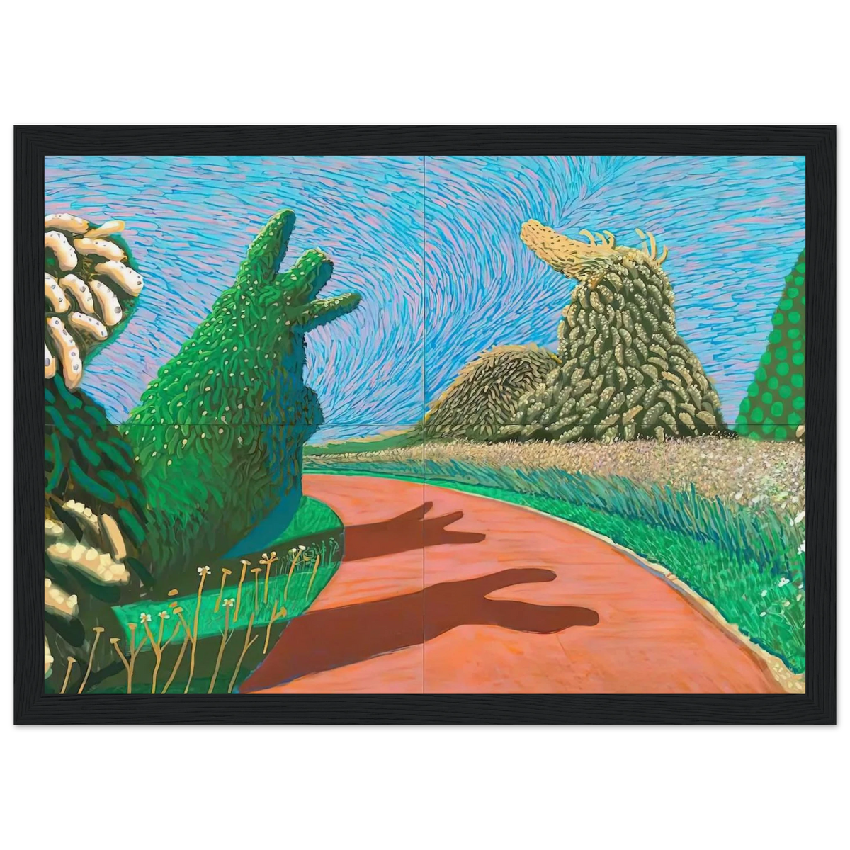 David Hockney Framed Poster | David Hockney Framed Prints Wall Art | David Hockney Poster