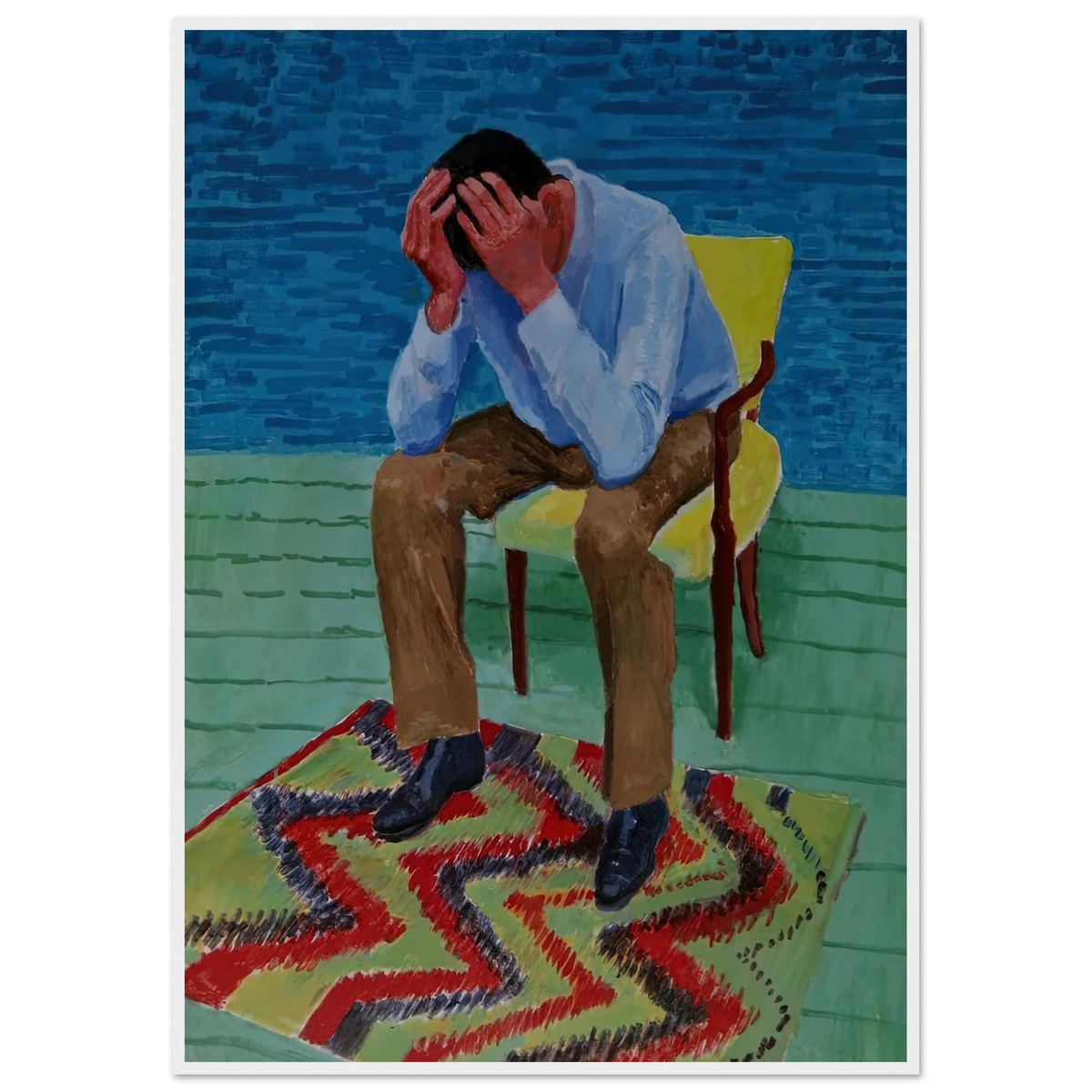 David Hockney Framed Poster | David Hockney Framed Prints Wall Art | David Hockney Poster