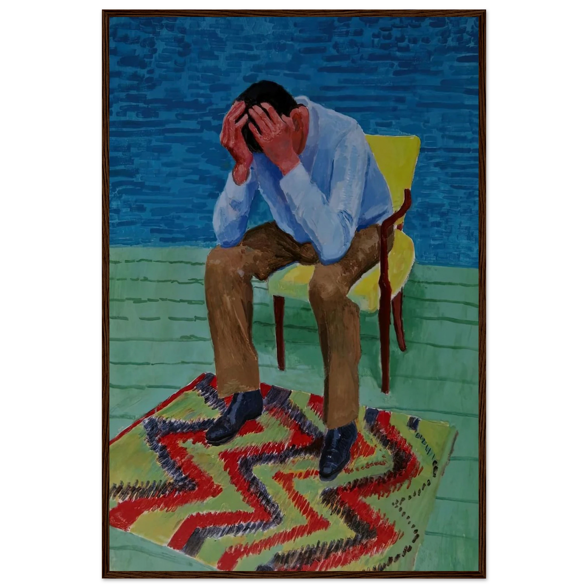 David Hockney Framed Poster | David Hockney Framed Prints Wall Art | David Hockney Poster