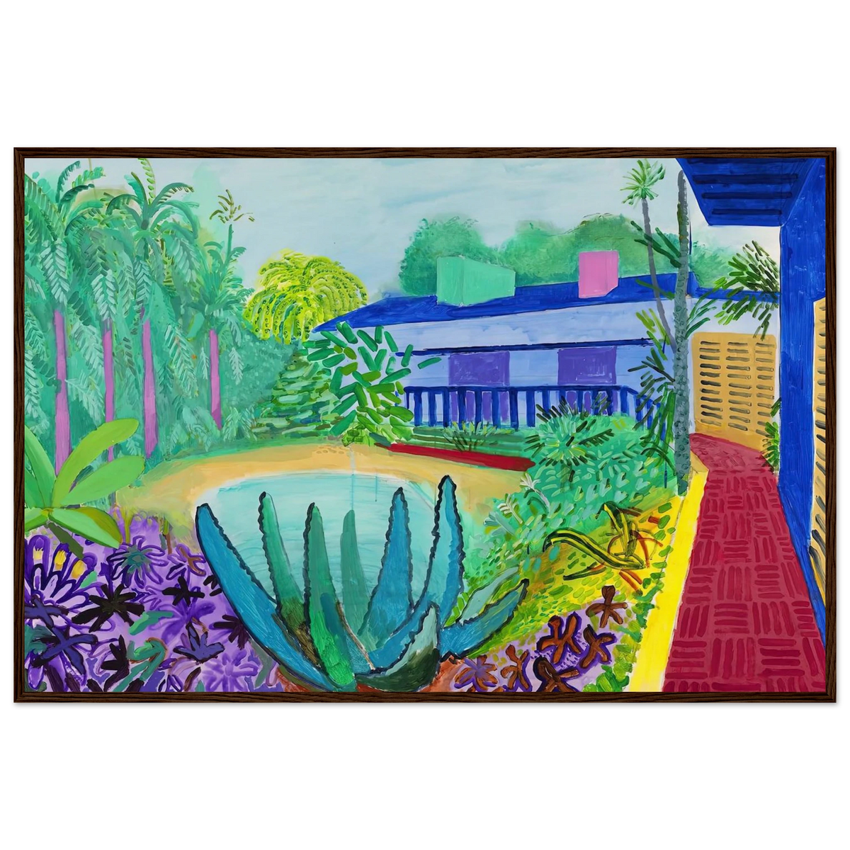 David Hockney Framed Poster | David Hockney Framed Prints Wall Art | David Hockney Poster