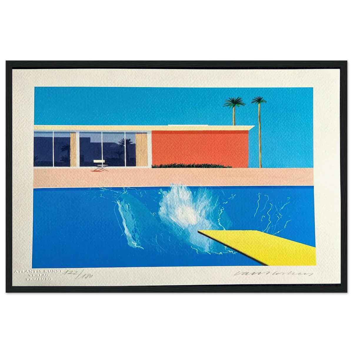 David Hockney Framed Poster | David Hockney Framed Prints Wall Art | David Hockney Poster
