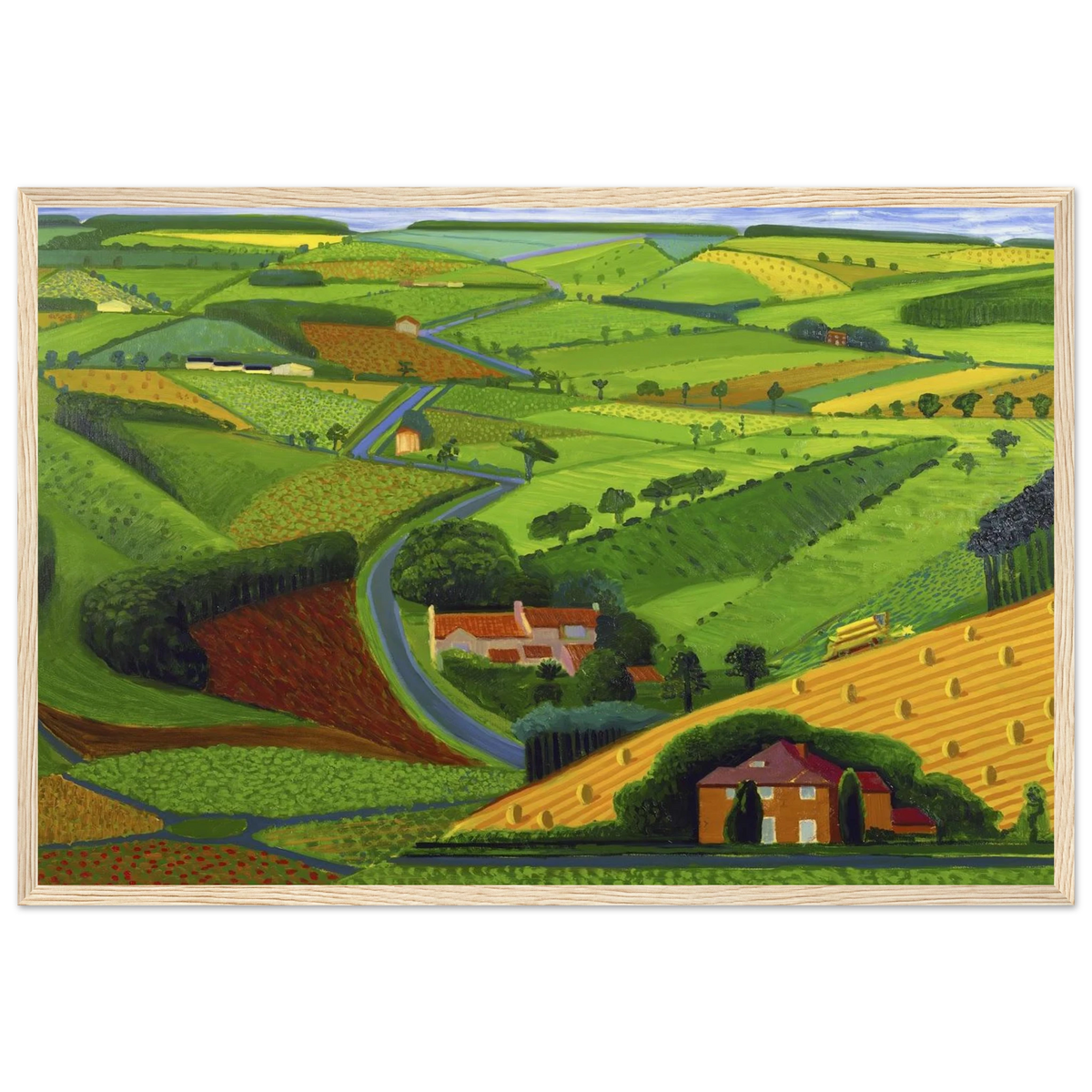 David Hockney Framed Poster | David Hockney Framed Prints Wall Art | David Hockney Poster