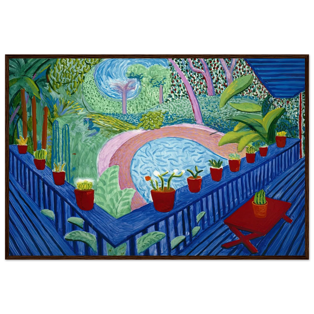 David Hockney Framed Poster | David Hockney Framed Prints Wall Art | David Hockney Poster