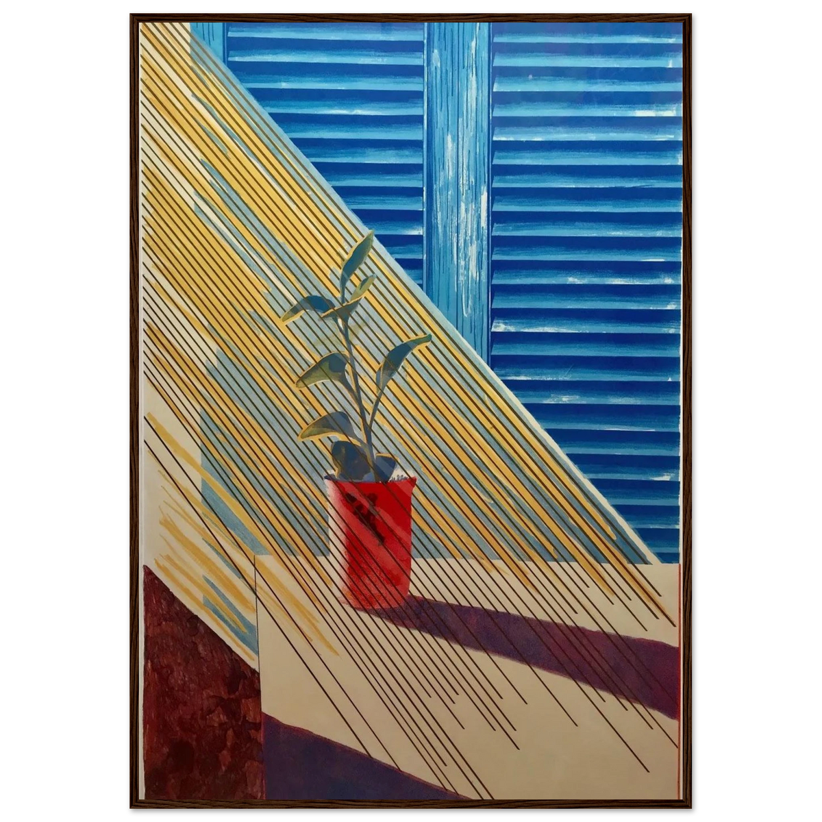 David Hockney Framed Poster | David Hockney Framed Prints Wall Art | David Hockney Poster