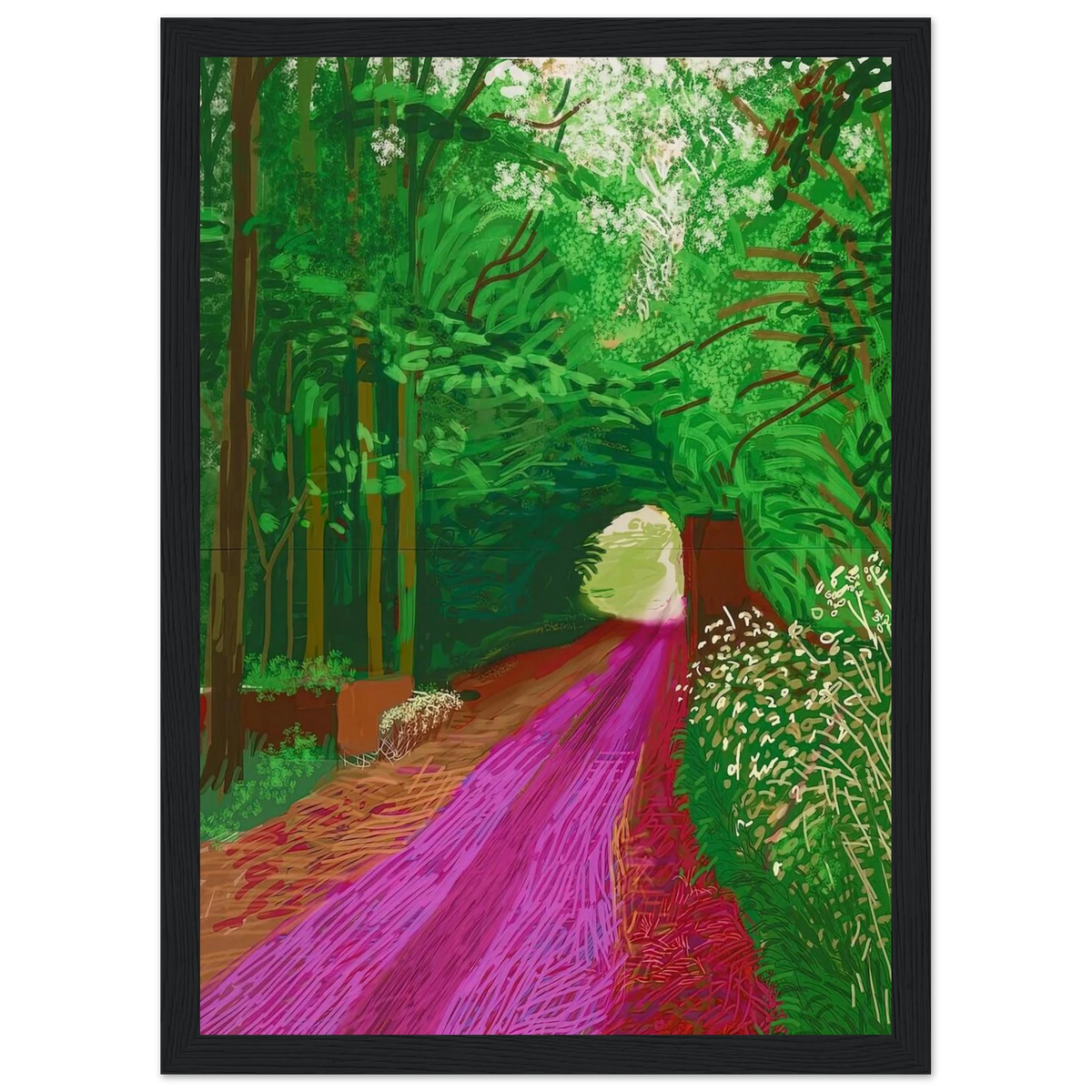 David Hockney Framed Poster | David Hockney Framed Prints Wall Art | David Hockney Poster