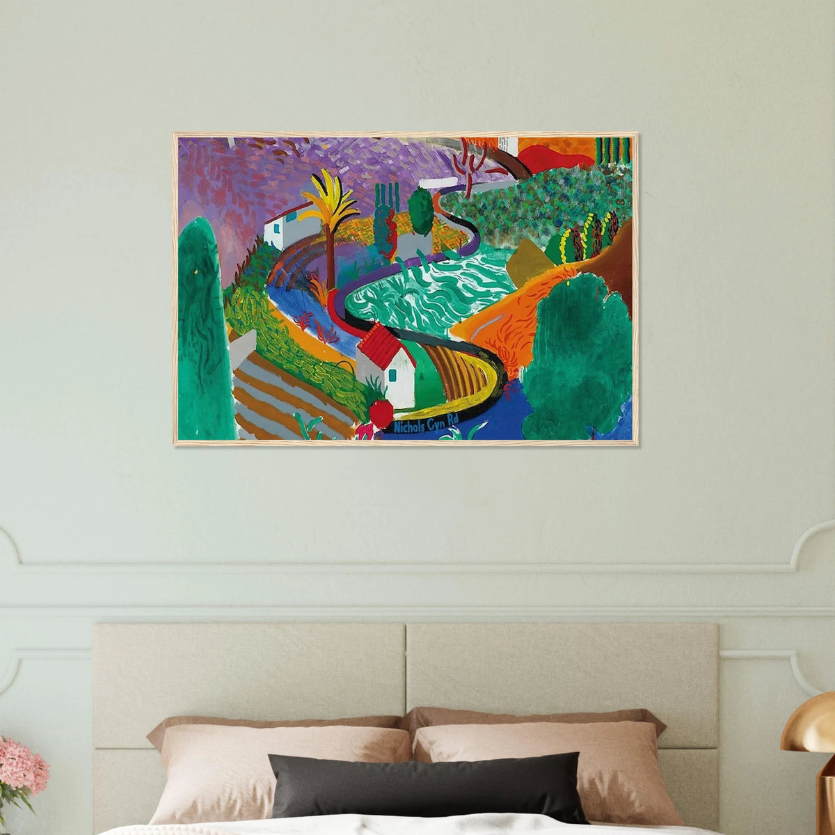David Hockney Framed Poster | David Hockney Framed Prints Wall Art | David Hockney Poster