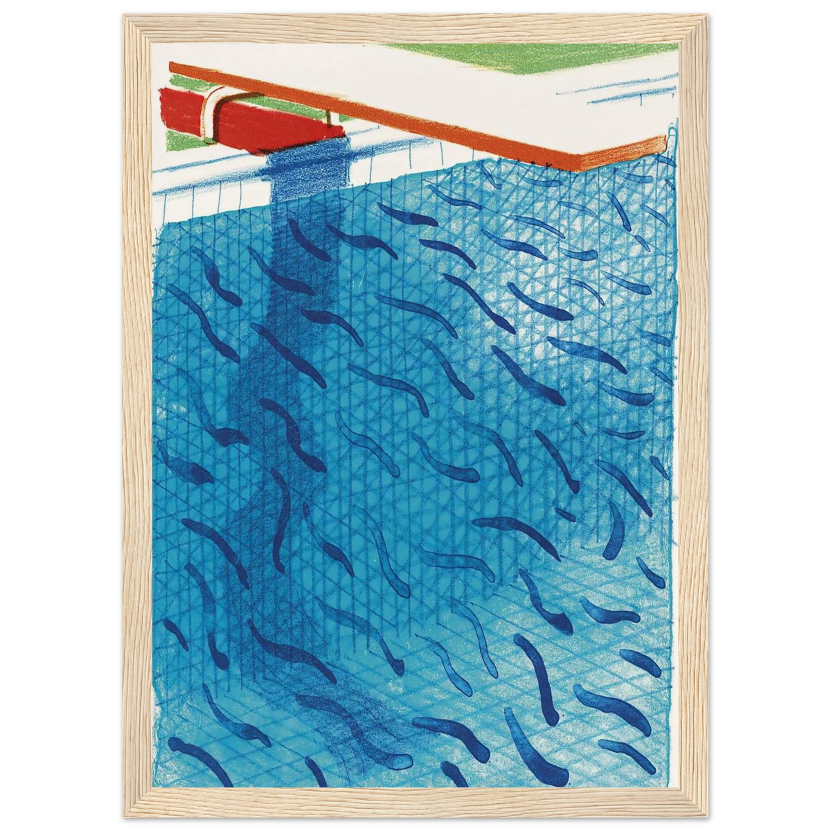 David Hockney Framed Poster | David Hockney Framed Prints Wall Art | David Hockney Poster