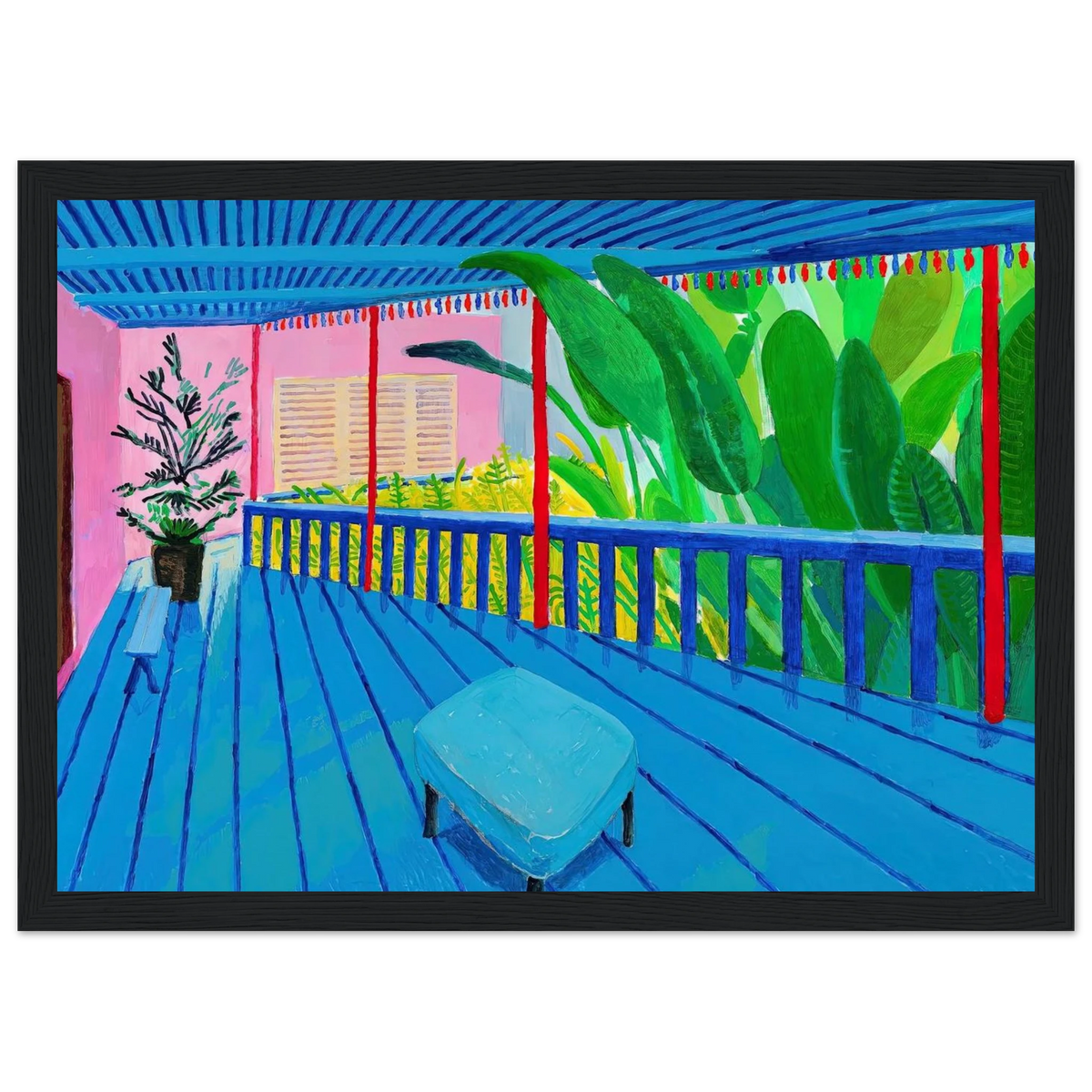 David Hockney Framed Poster | David Hockney Framed Prints Wall Art | David Hockney Poster