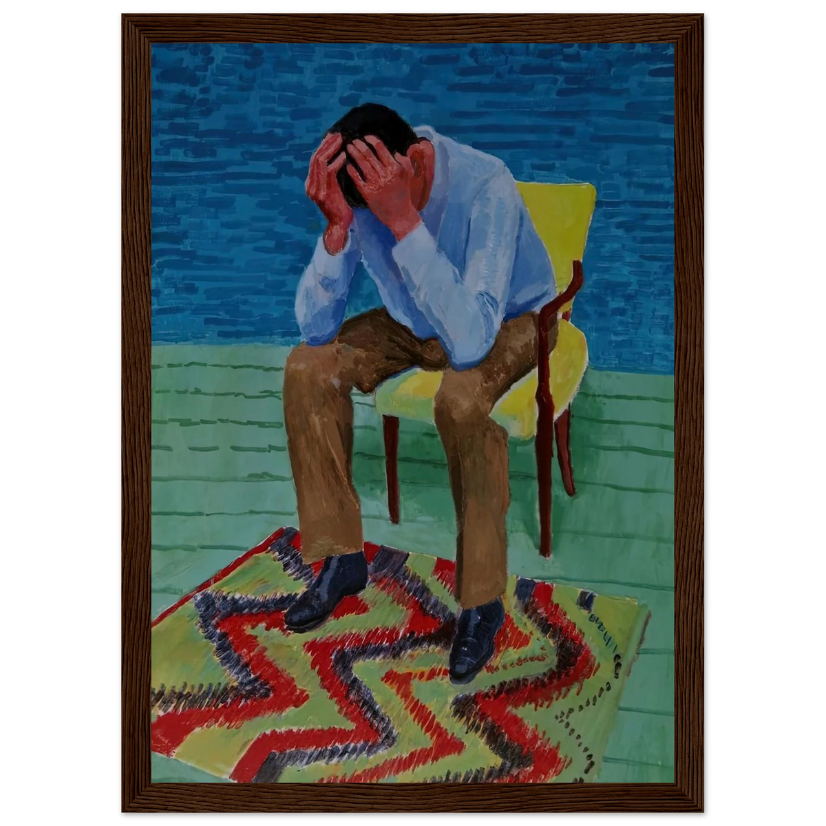David Hockney Framed Poster | David Hockney Framed Prints Wall Art | David Hockney Poster