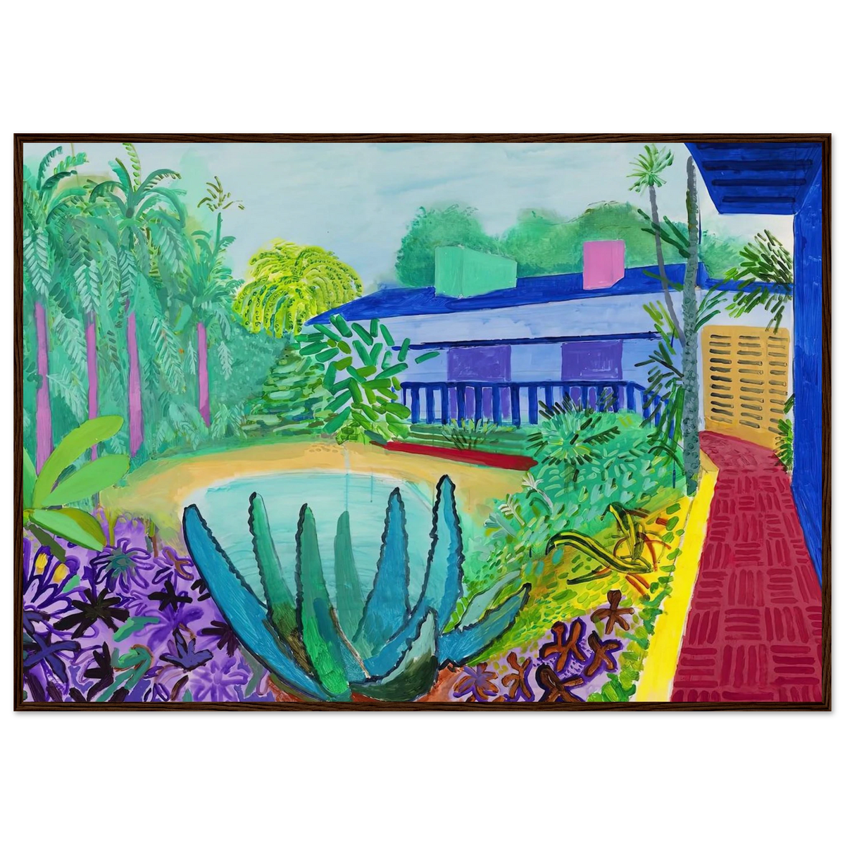 David Hockney Framed Poster | David Hockney Framed Prints Wall Art | David Hockney Poster