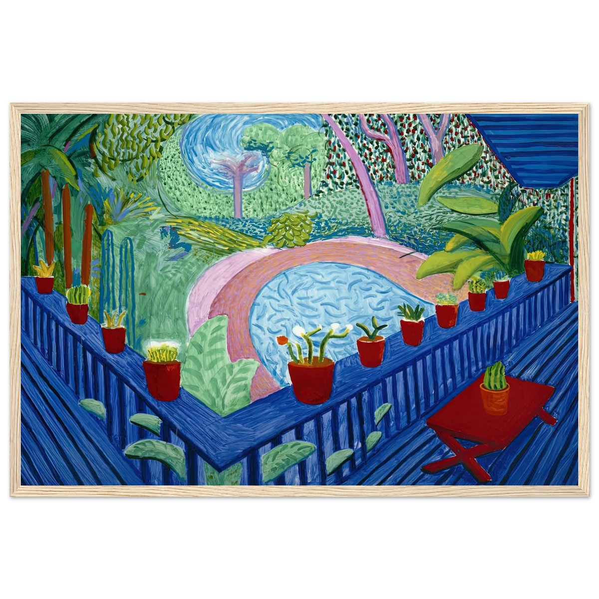 David Hockney Framed Poster | David Hockney Framed Prints Wall Art | David Hockney Poster