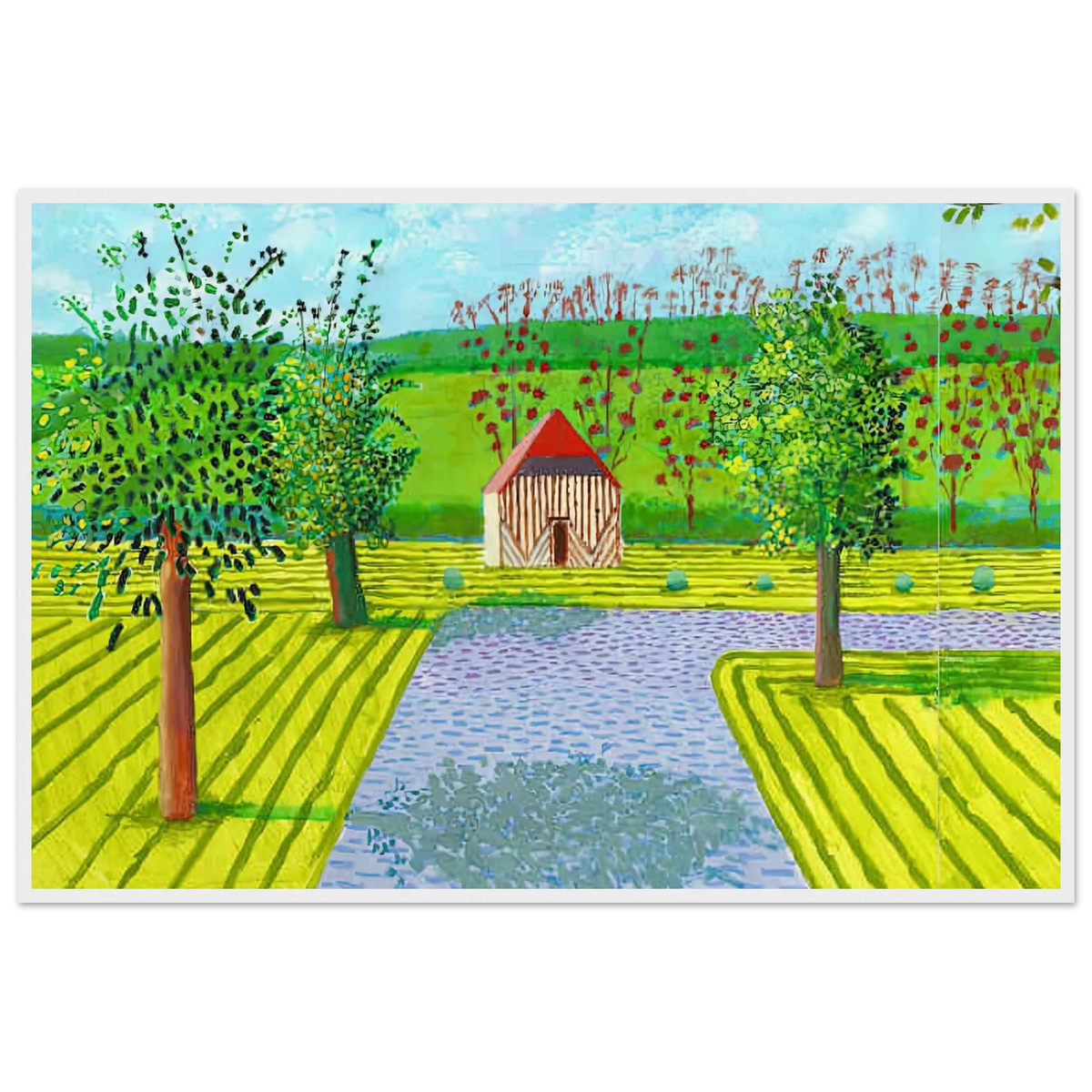 David Hockney Framed Poster | David Hockney Framed Prints Wall Art | David Hockney Poster