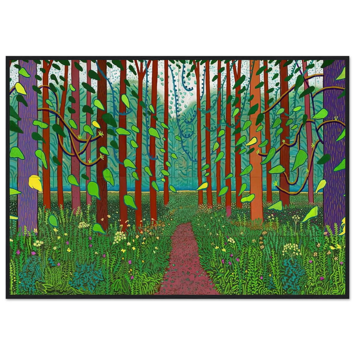 David Hockney Framed Poster | David Hockney Framed Prints Wall Art | David Hockney Poster