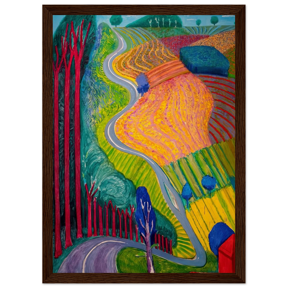 David Hockney Framed Poster | David Hockney Framed Prints Wall Art | David Hockney Poster