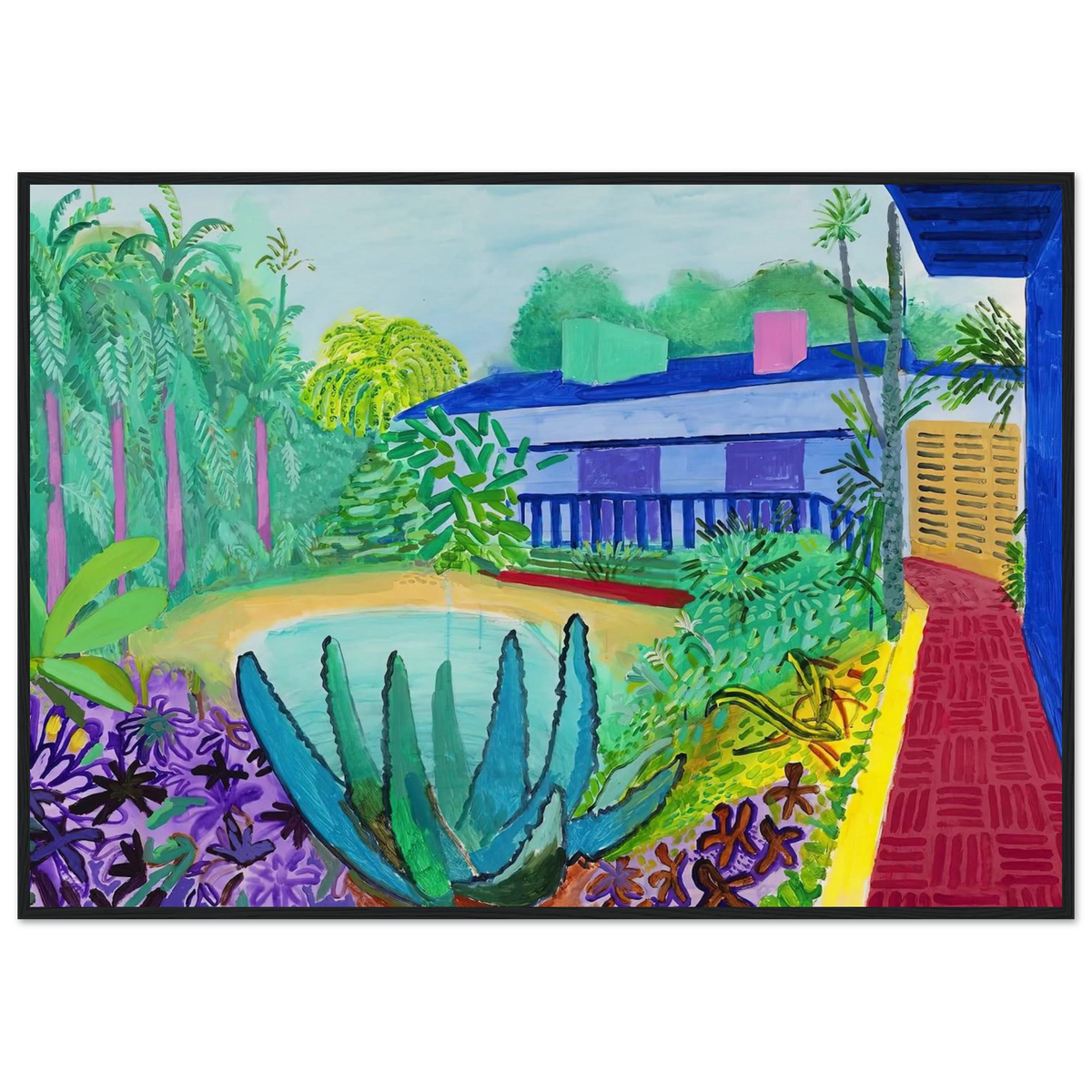 David Hockney Framed Poster | David Hockney Framed Prints Wall Art | David Hockney Poster